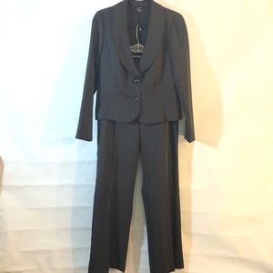 Snap Pinstriped Suit